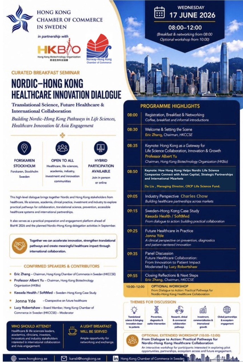 NORDIC-HONG KONG HEALTHCARE SEMINAR